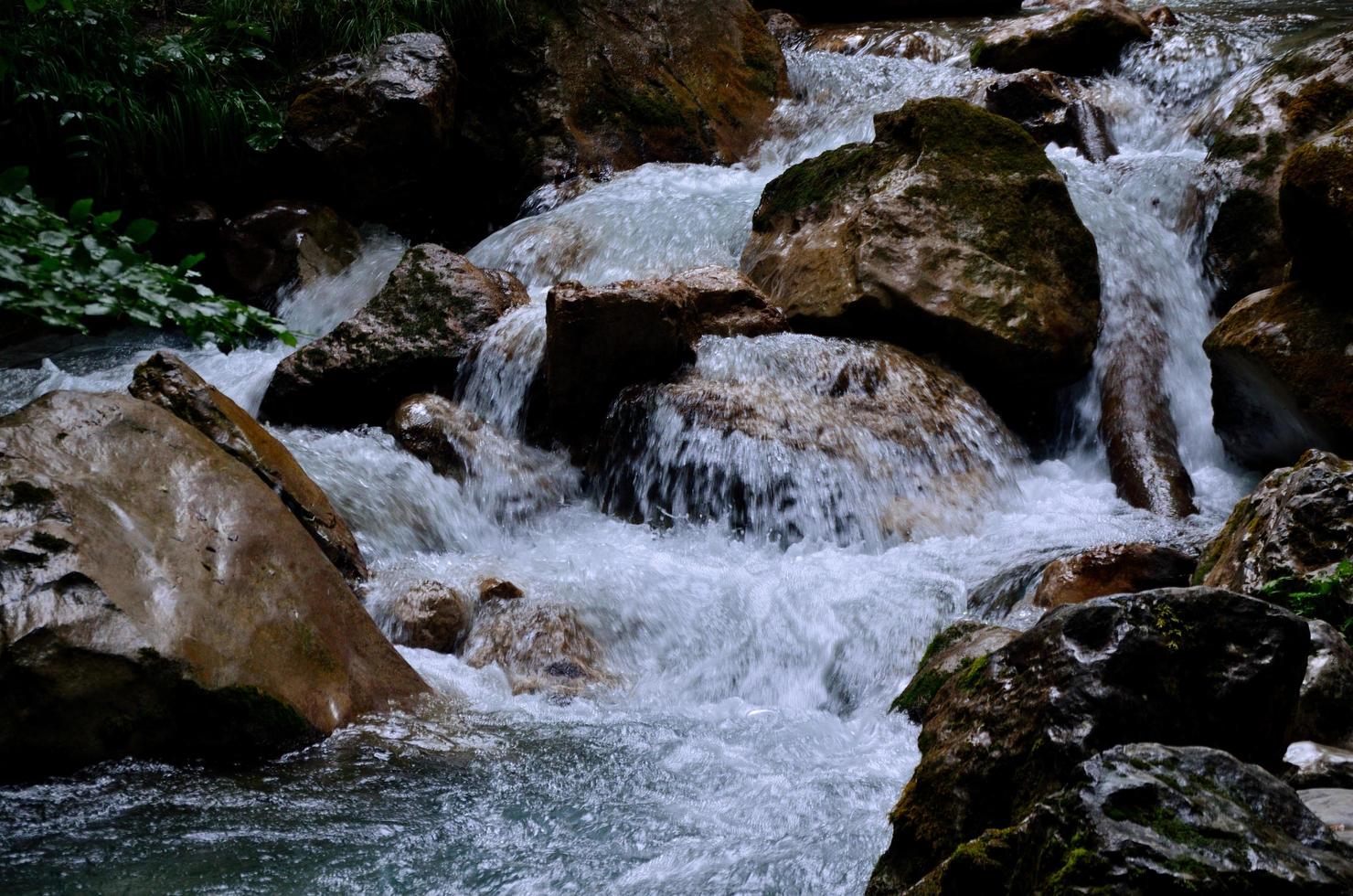 clear water from a brook photo