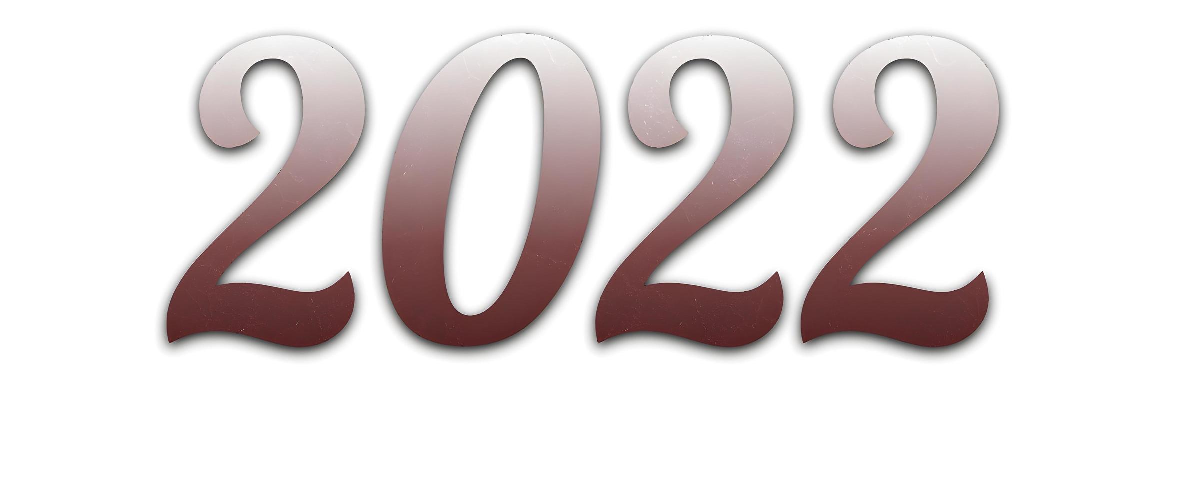 New Year 2022 Creative Design Concept photo