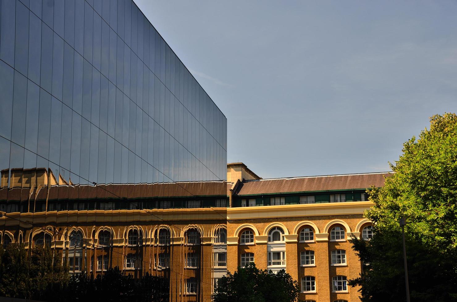 reflection in facade photo