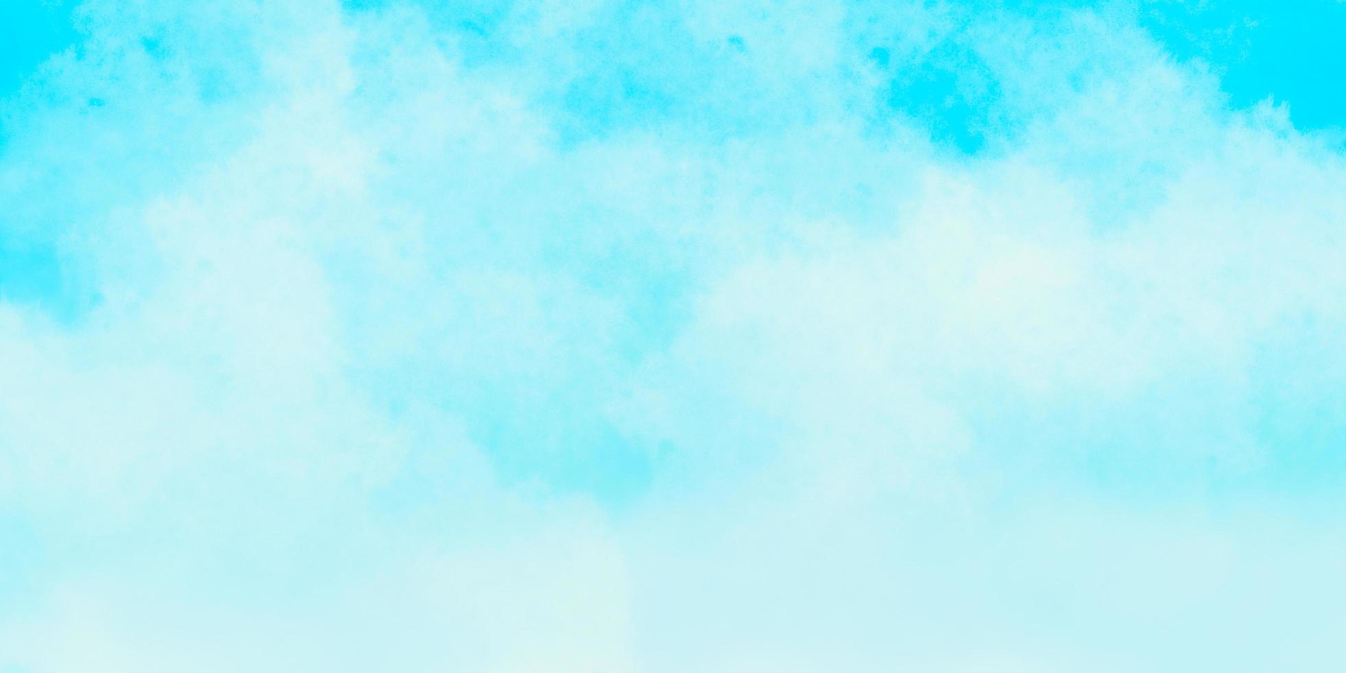 abstract blue background with watercolor paint photo