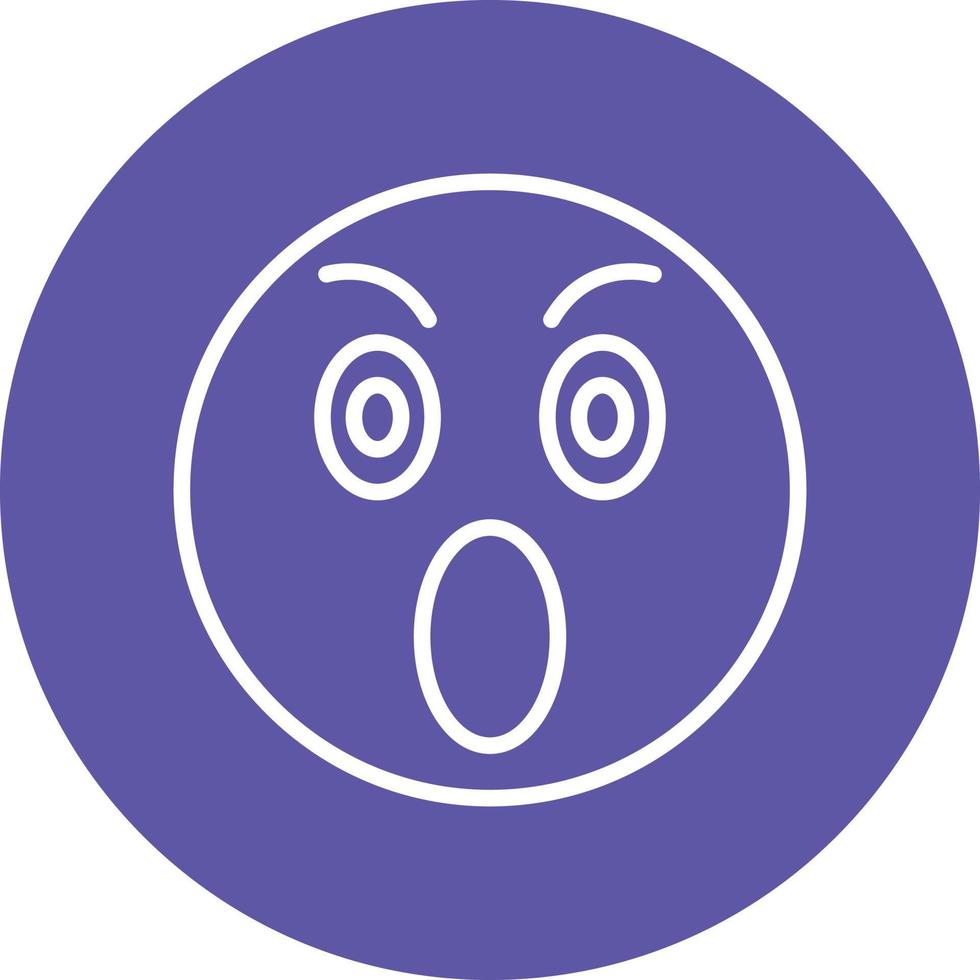 Surprised Icon Style vector
