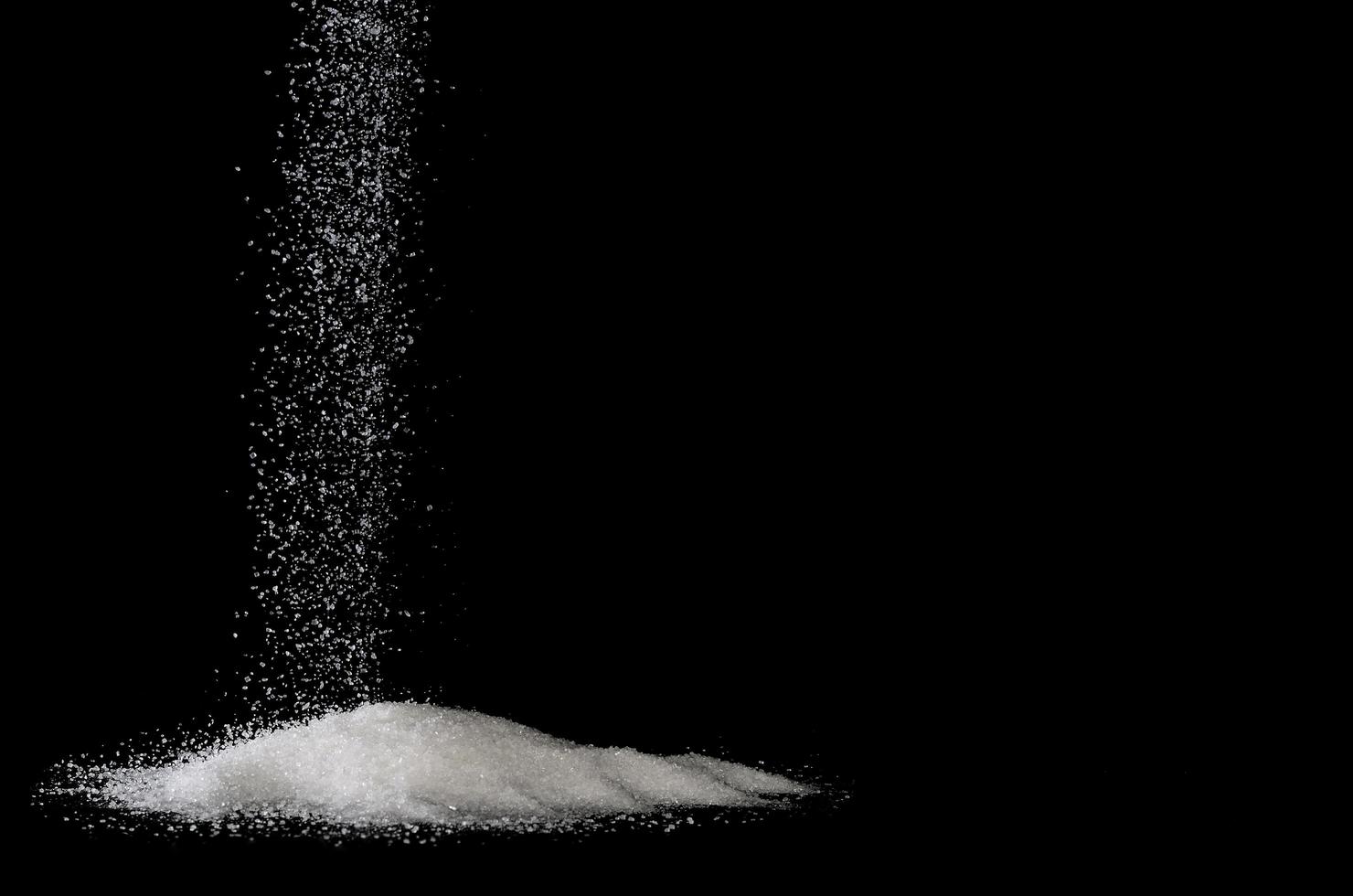 sugar on black photo