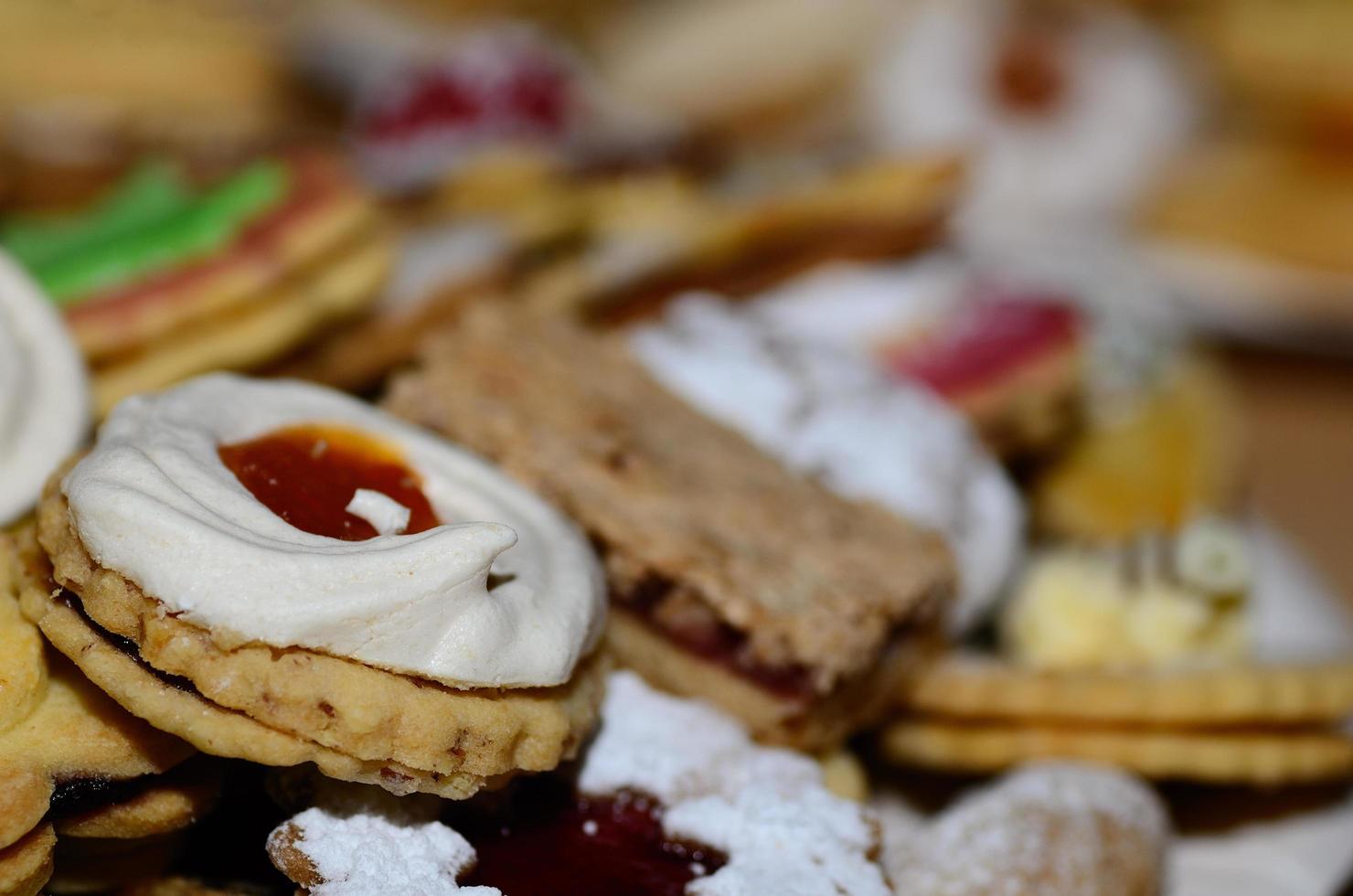 varias galletas navideñas foto