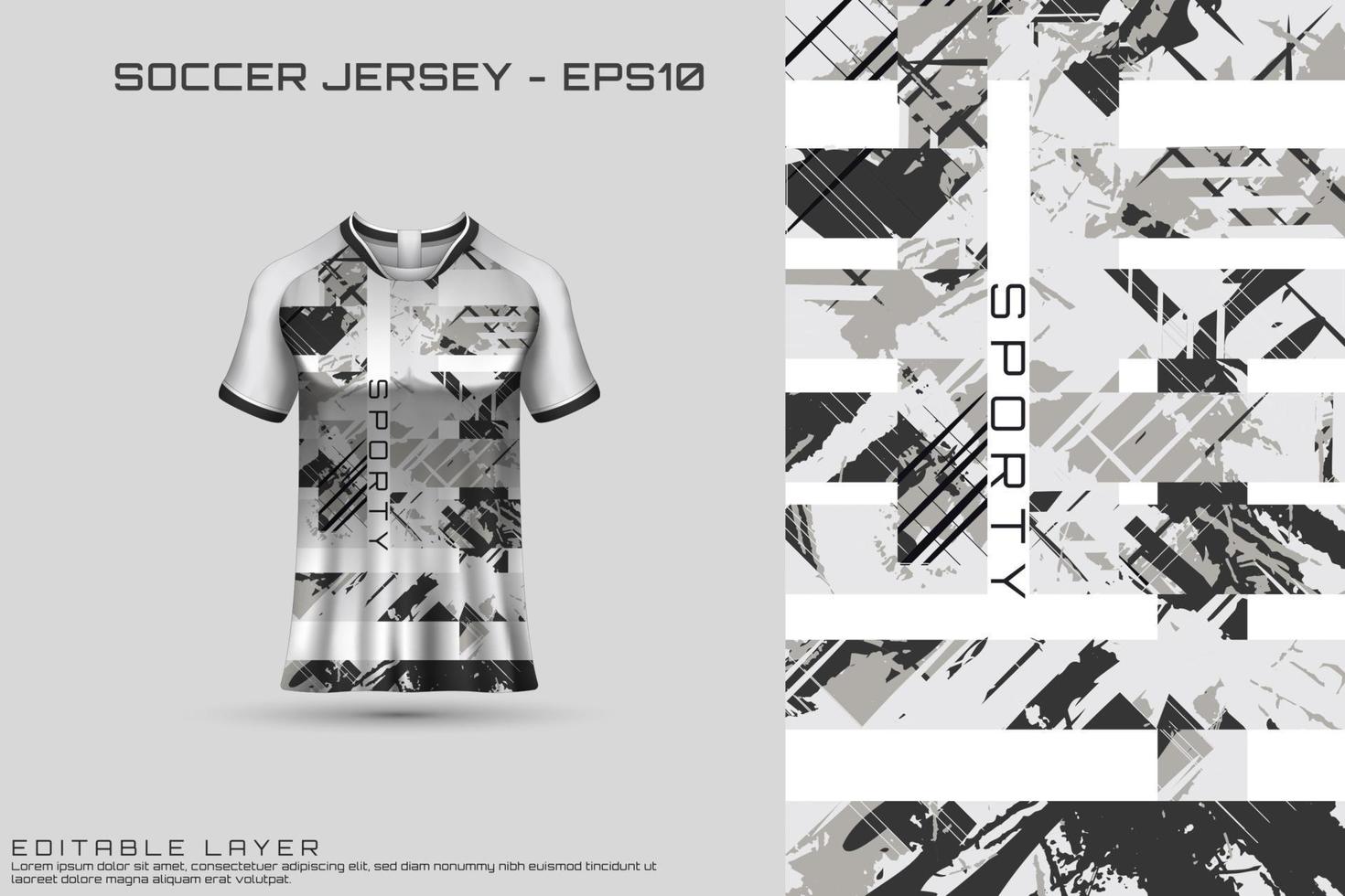 Sports jersey and t-shirt template sports jersey design vector mockup.