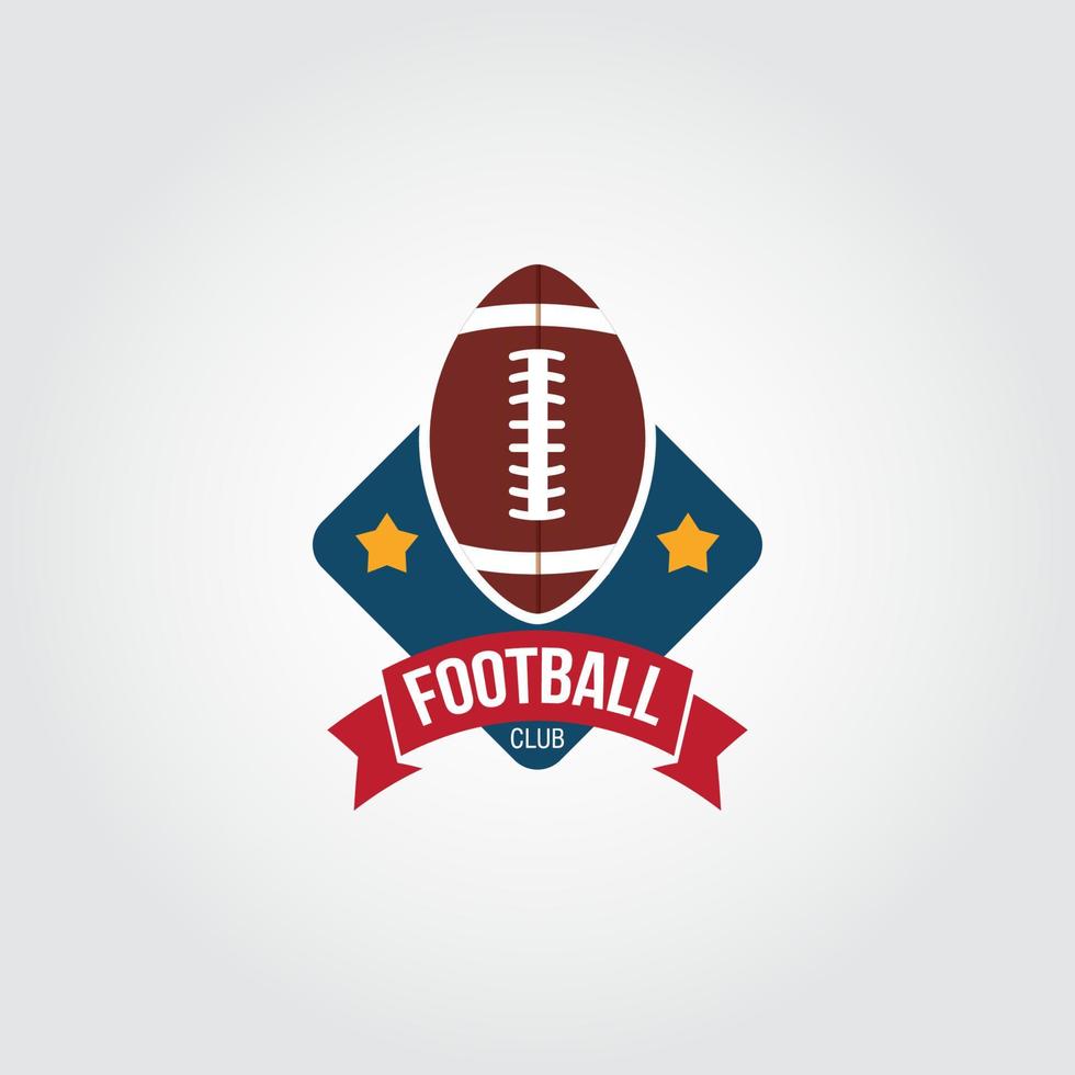 American football logo vector design