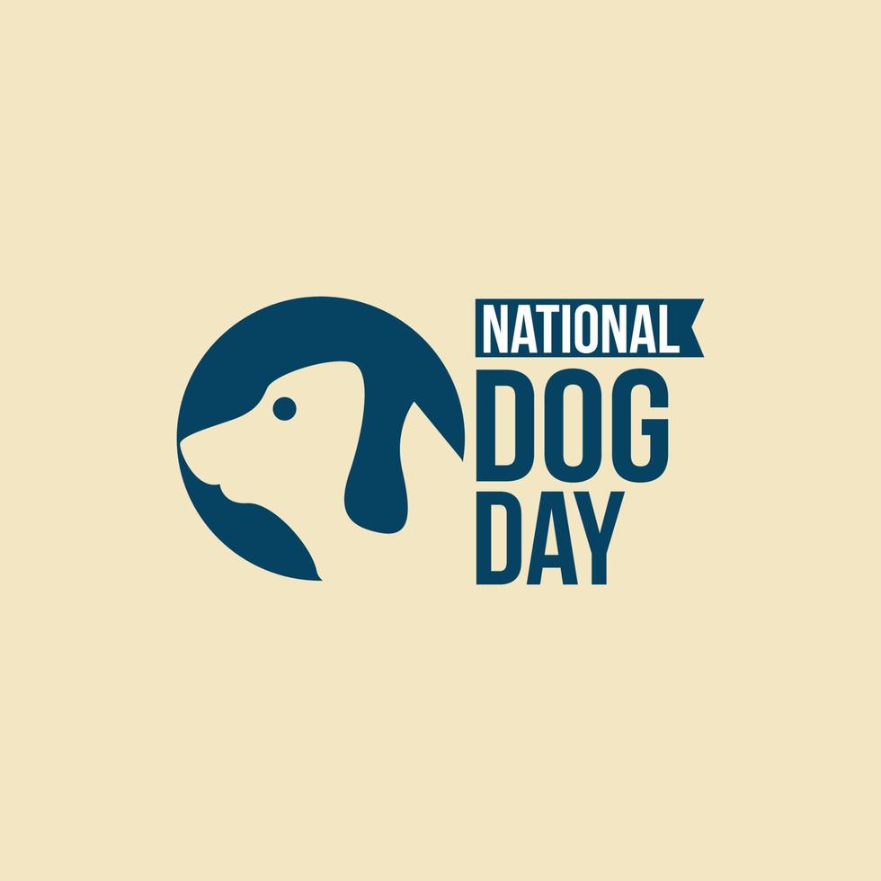 National dog day vector design 6181692 Vector Art at Vecteezy