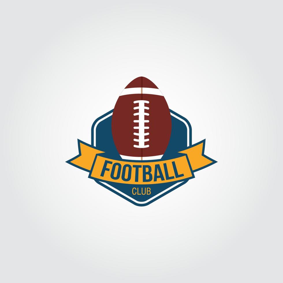 American football logo vector design