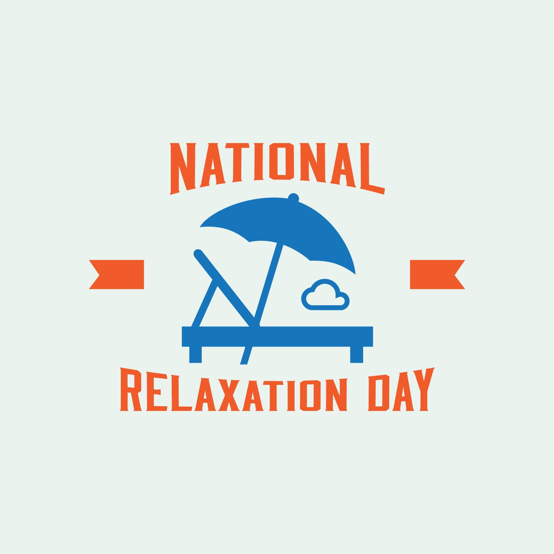 National relaxation day vector design 6181869 Vector Art at Vecteezy