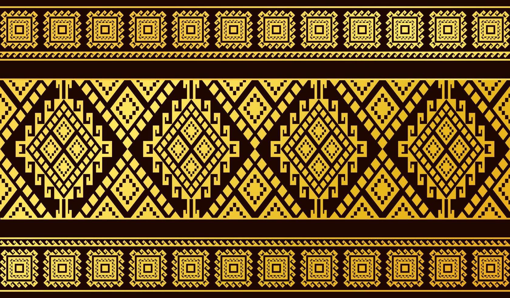 Geometric ethnic pattern design concept for wallpaper, clothing, batik and fabric. Abstract pattern vector illustration