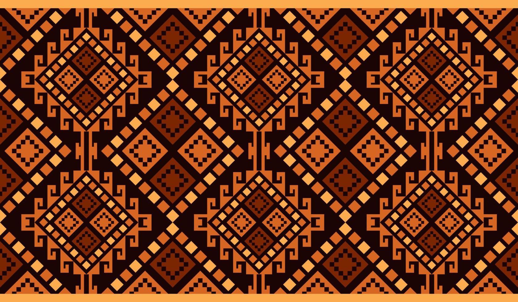 Geometric ethnic pattern design concept for wallpaper, clothing, batik and fabric. Abstract pattern vector illustration