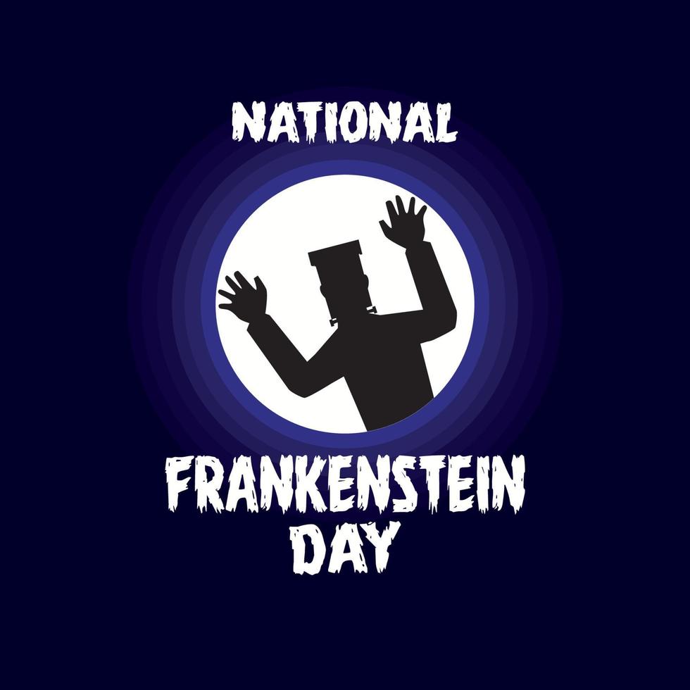 National frankenstein day vector design 6181958 Vector Art at Vecteezy