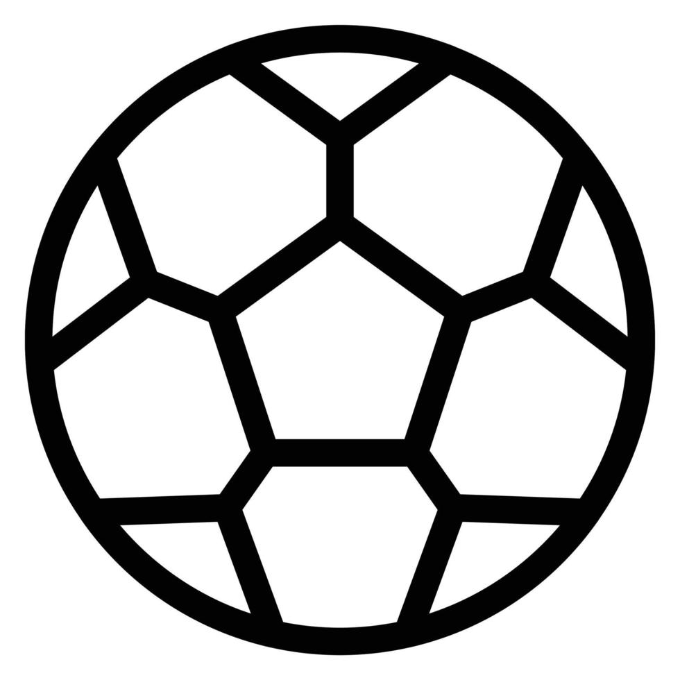 simple soccer ball vector icon, editable, 48 pixel