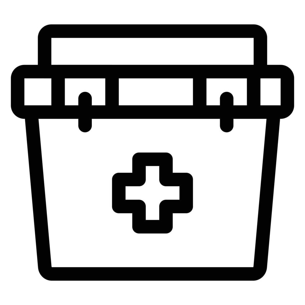 simple vaccine cooler vector icon, editable, 48 pixel