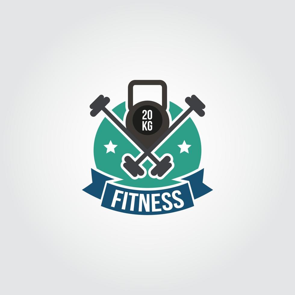 diseño de vector de logotipo de fitness