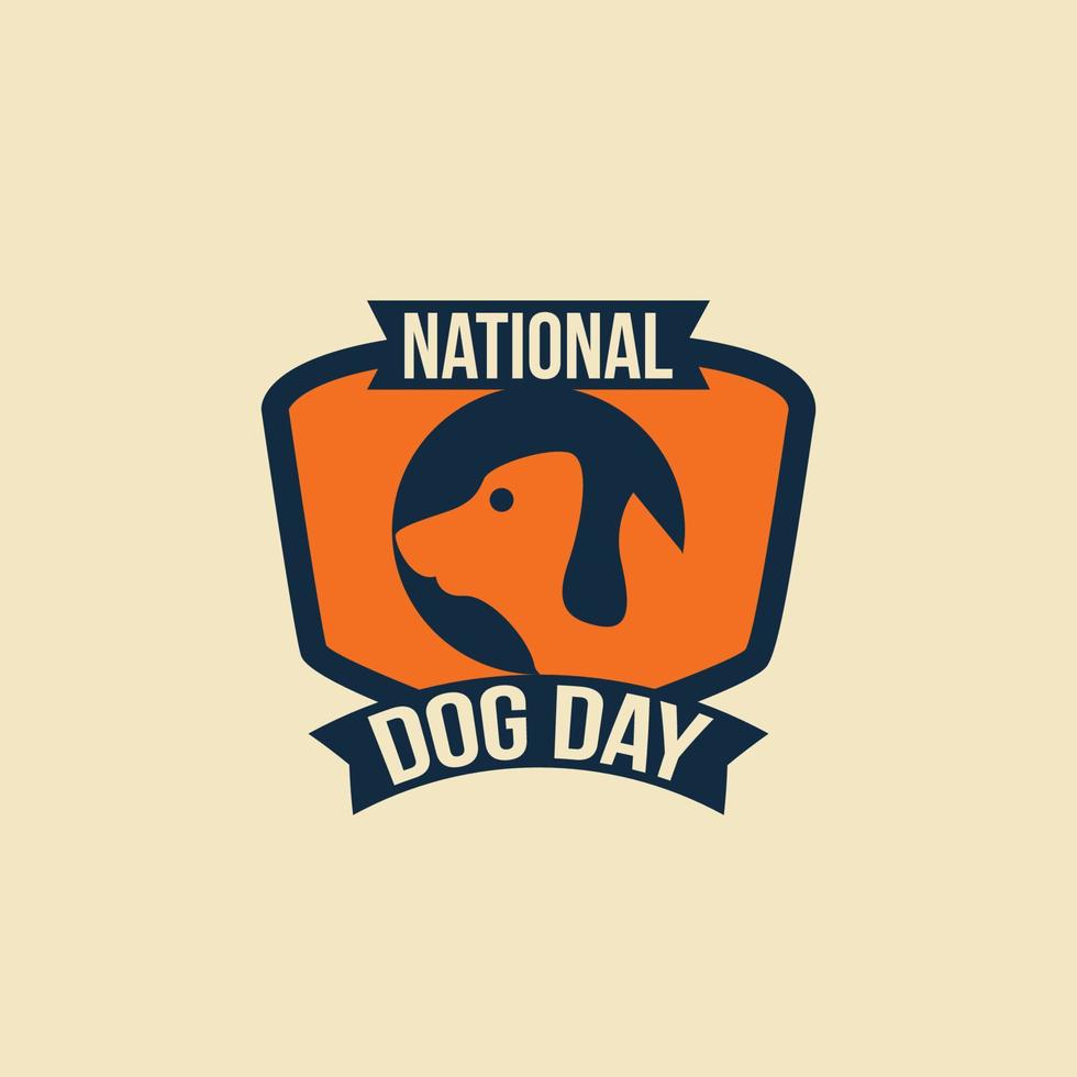 National dog day vector design 6182231 Vector Art at Vecteezy