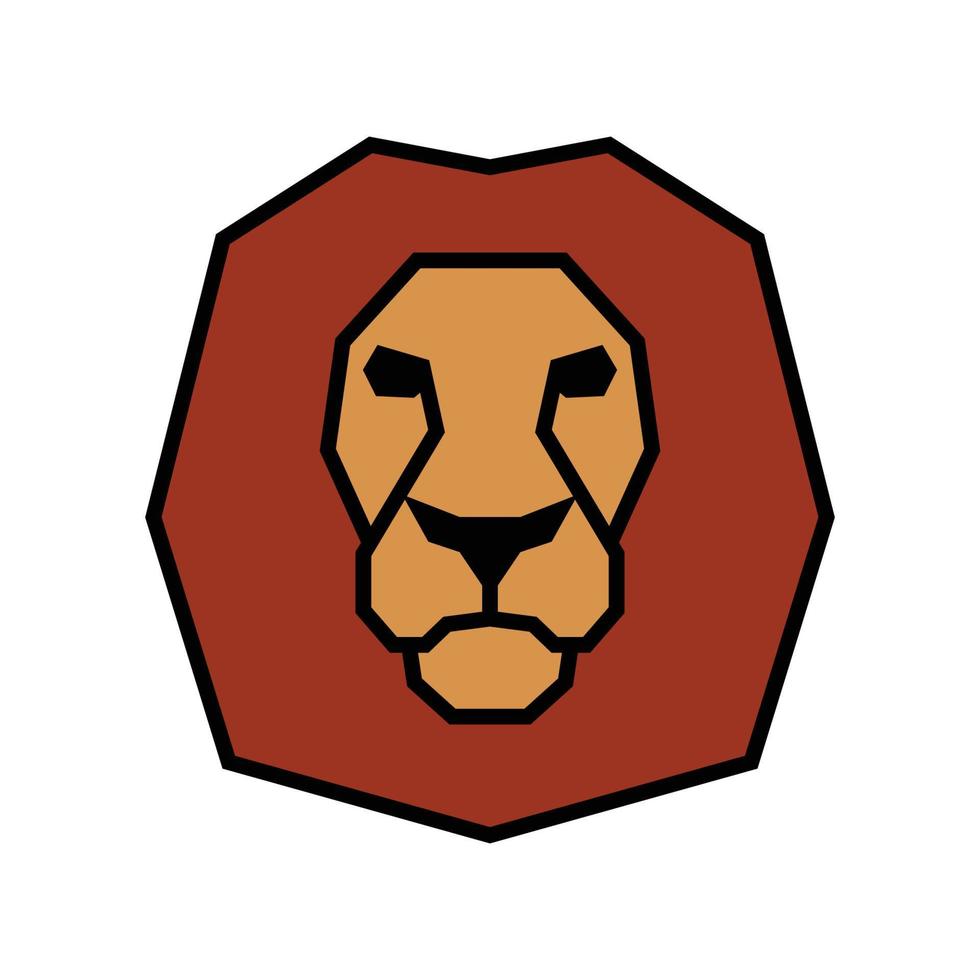 Lion Head Icon Logo vector
