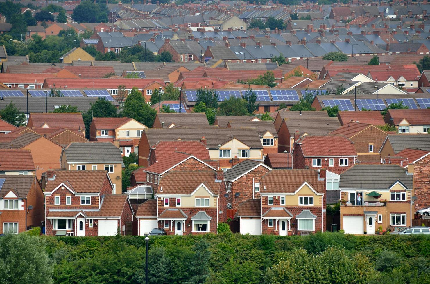 newcastle identical houses photo