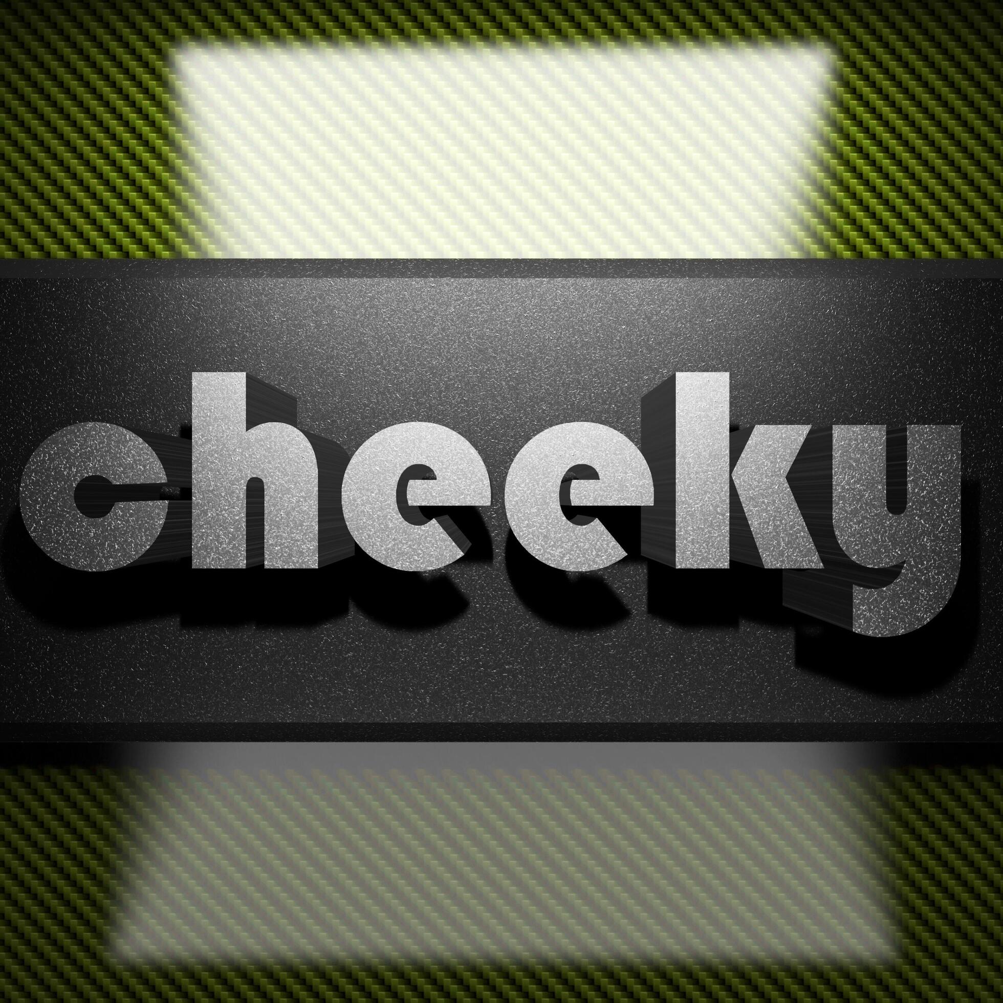 cheeky word of iron on carbon 6183144 Stock Photo at Vecteezy