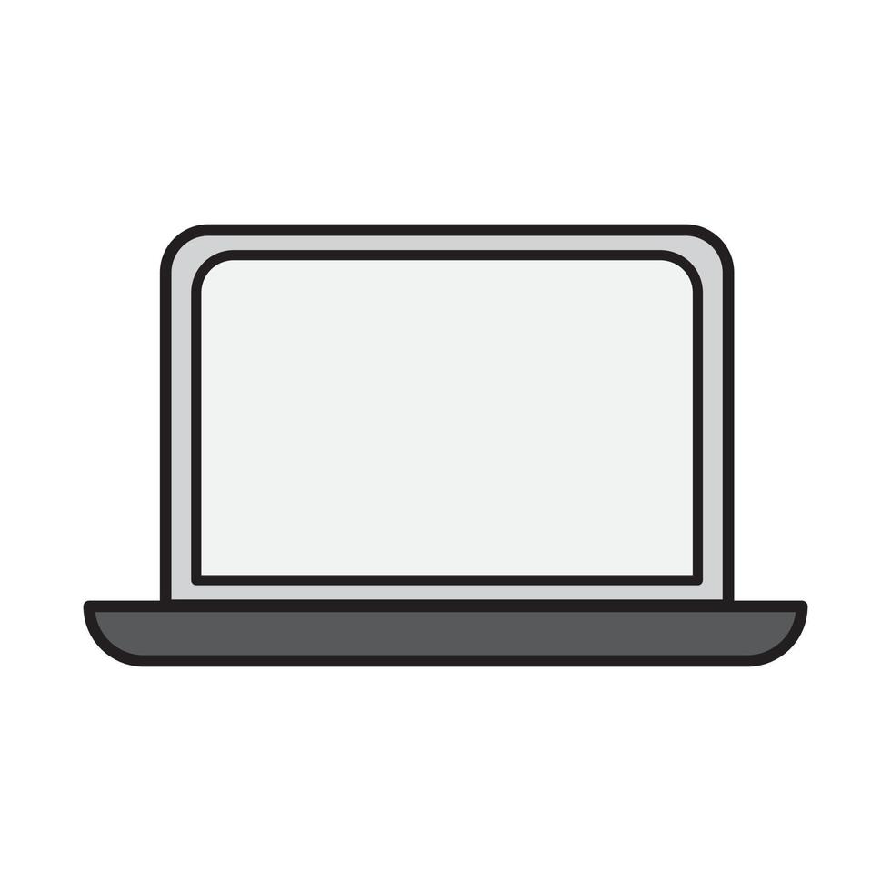 laptop icon for website, presentation, symbol editable vector