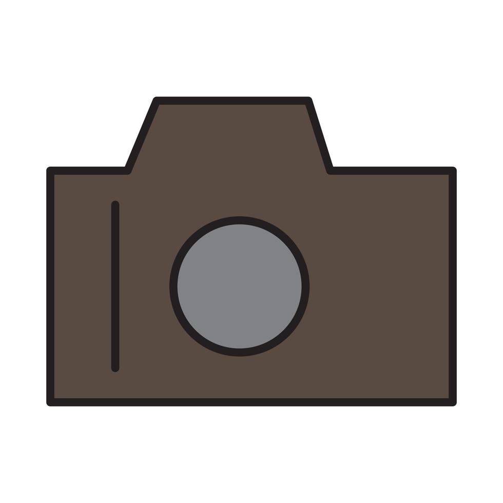 video camera icon for website, presentation, symbol editable vector