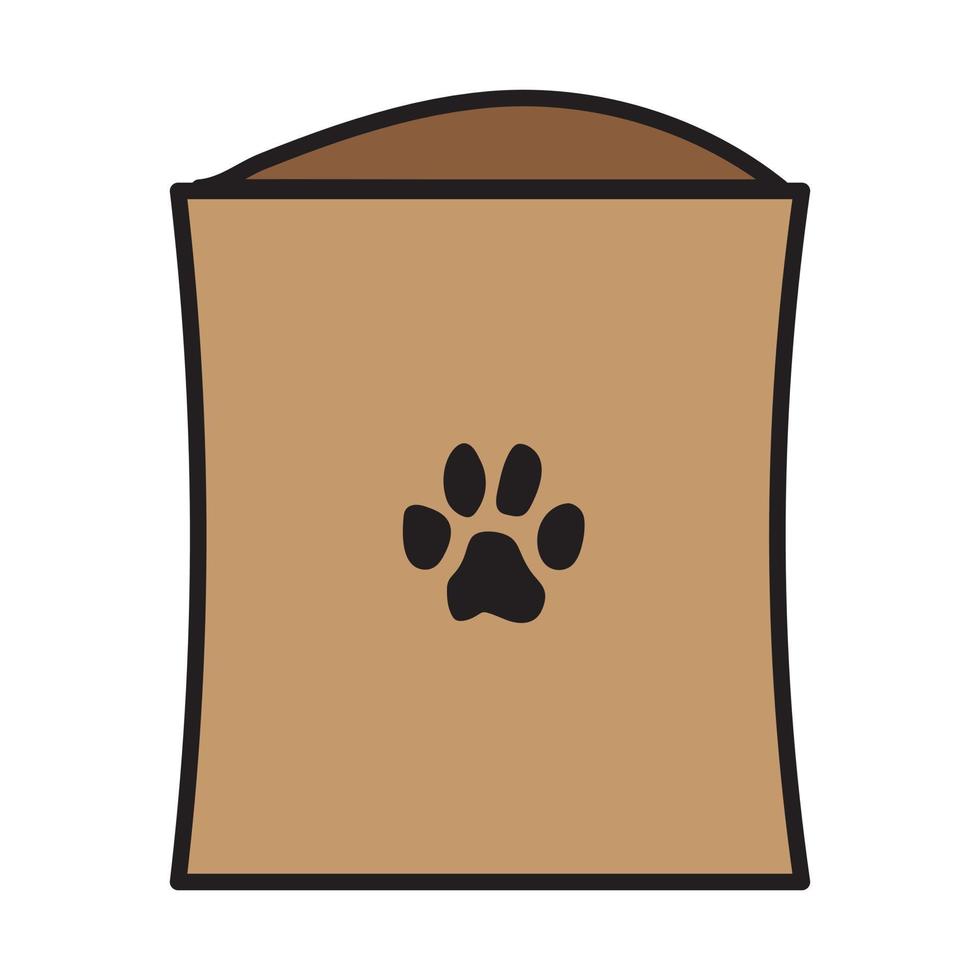 food pet icon for website, presentation, symbol editable vector