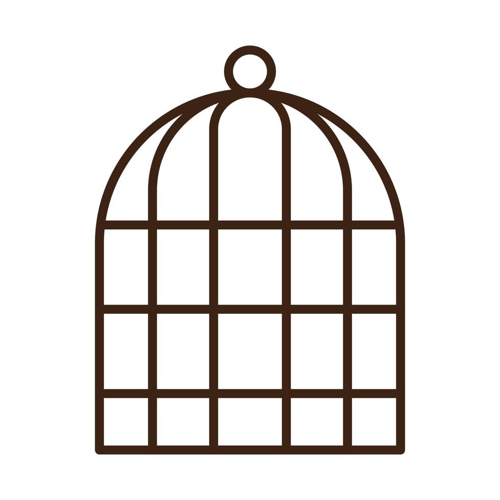 birdcage icon for website, presentation, symbol editable vector