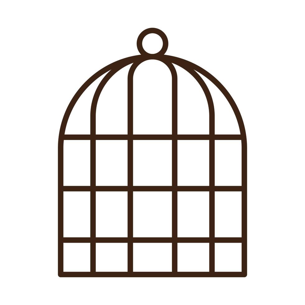 birdcage icon for website, presentation, symbol editable vector