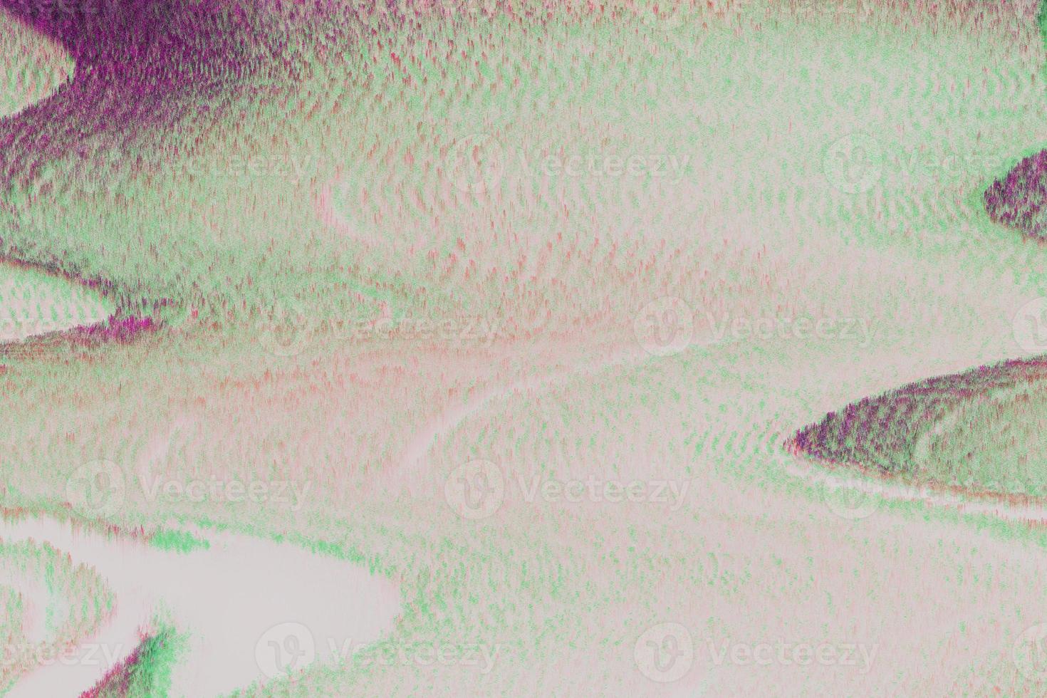 abstract purple unique digital glitch holographic stains futuristic pixel noise error damage distortion pattern on glitch. photo
