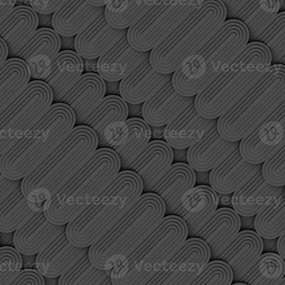 abstract dark gray metal luxury steel plate texture with geometric futuristic glossy metal pattern on dark gray. photo