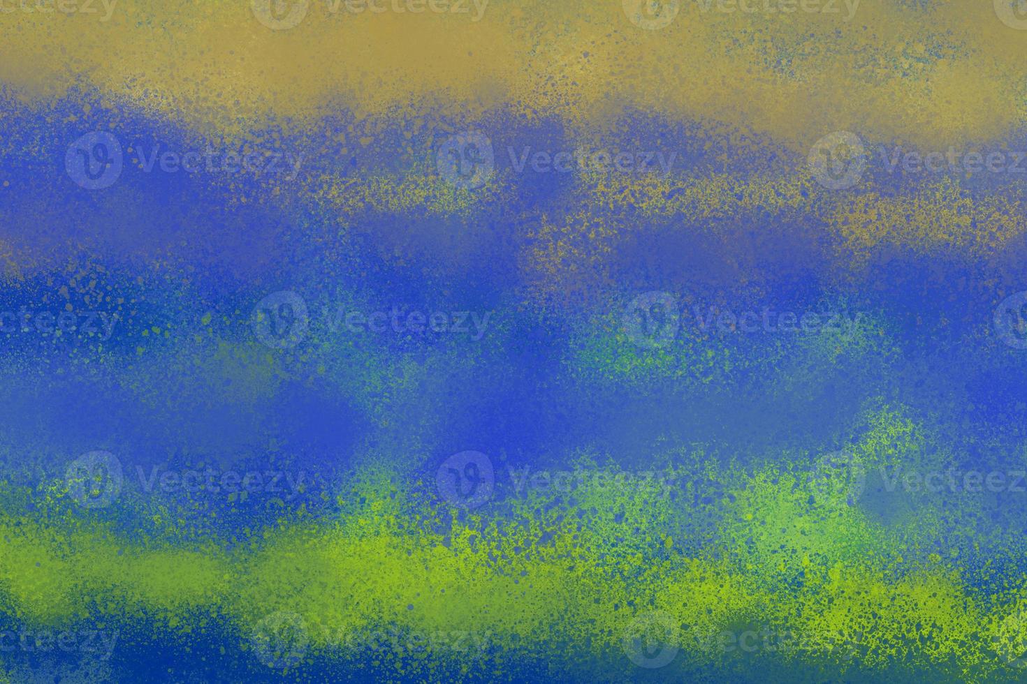 abstract blue and yellow spray urban marble ink grunge modern urban wall stroke paint texture. photo
