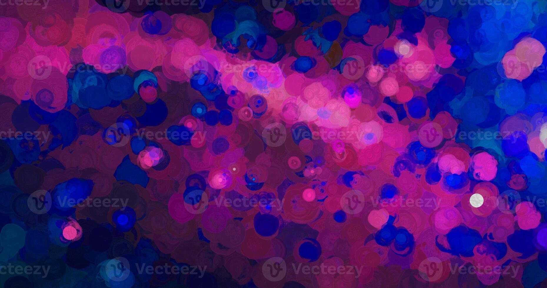 abstract light pink blue space elegant blur fog universe with star and galaxy milk stardust dynamic on dark space. photo