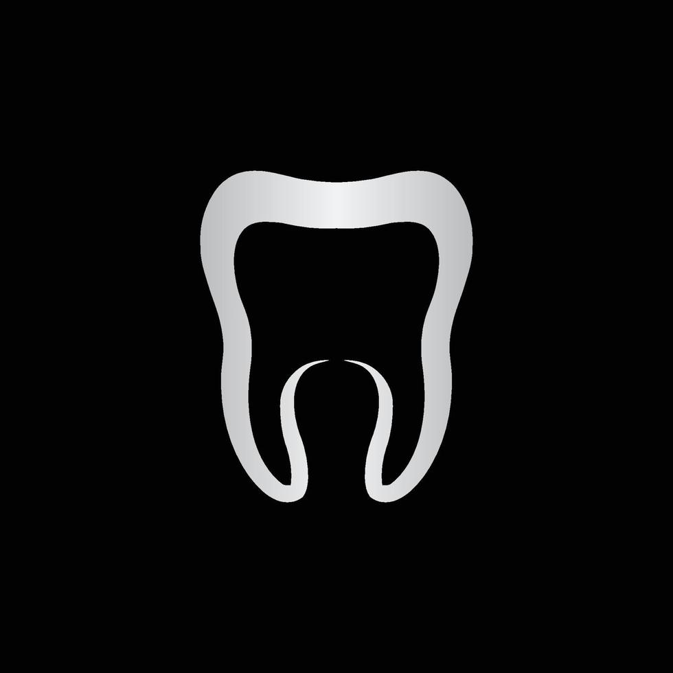 Creative abstract dental tooth logo vector