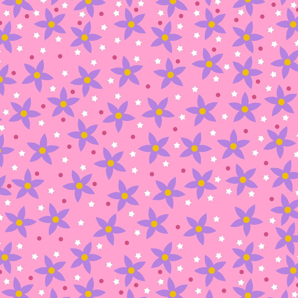 Background Flower Pattern Design vector