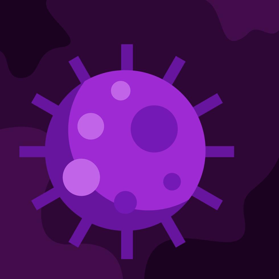 Illustration Vector Design of Virus