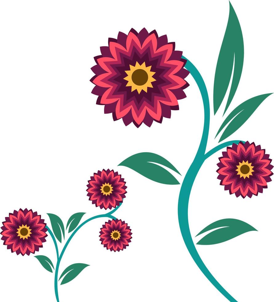 Flower Illustration Vector Design