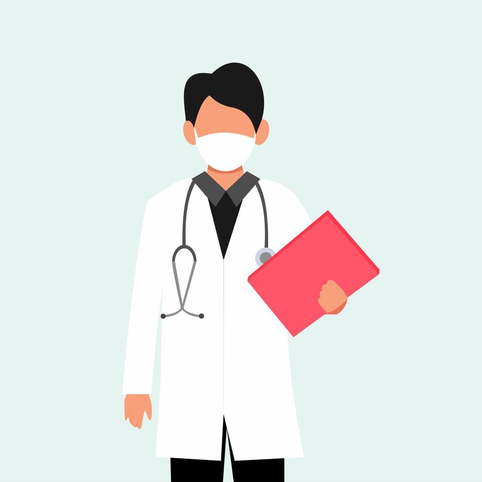 Illustration doctor design vector