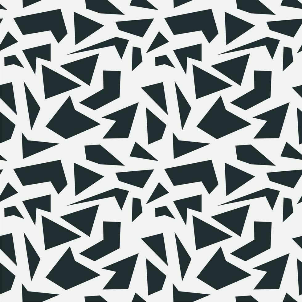 seamless pattern design in the shape of squares and triangles that are messy but neatly arranged vector