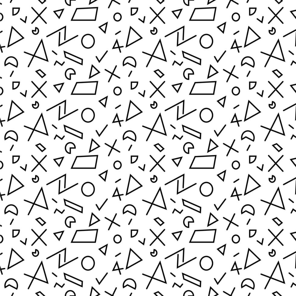 seamless pattern design of black stripes set against a white background vector