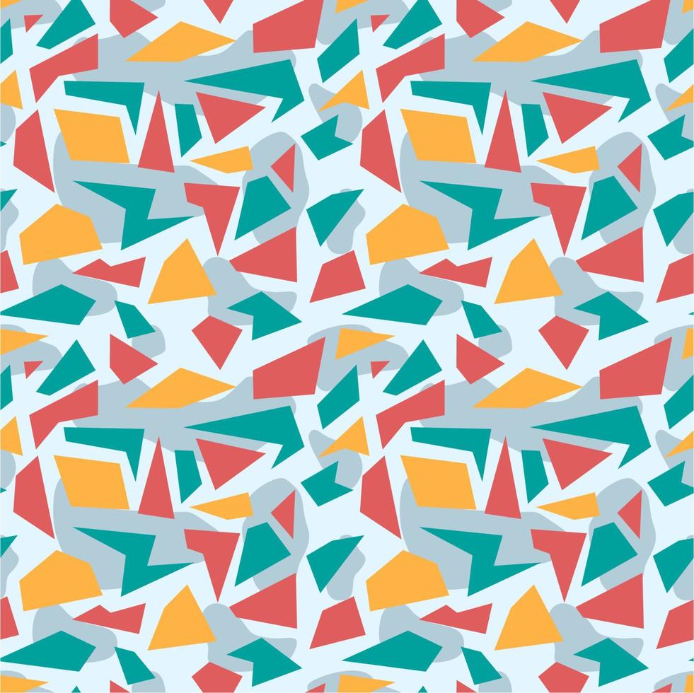 seamless pattern design contains an attractive style vector