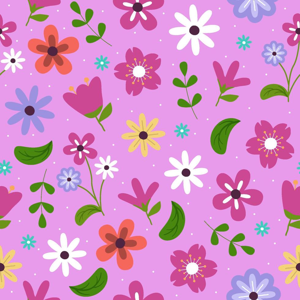 Cherry Blossom Pattern Background vector