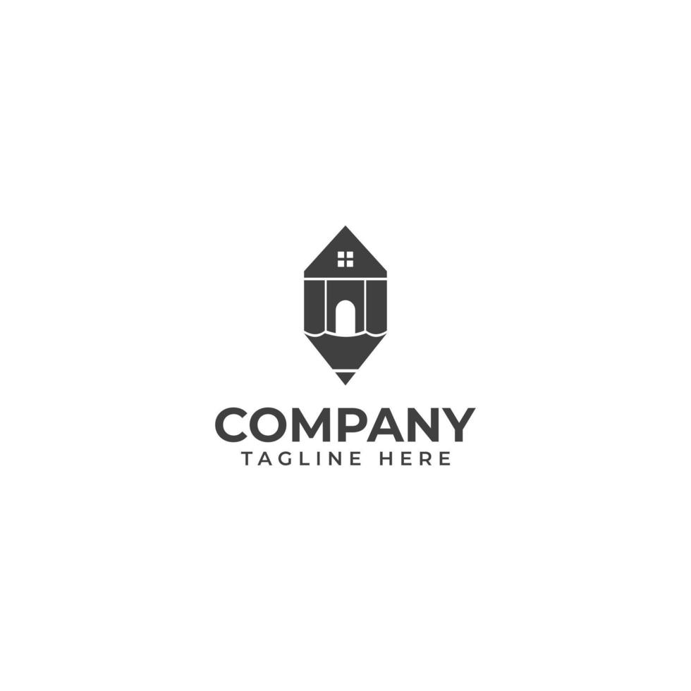 School Pencil Logo vector
