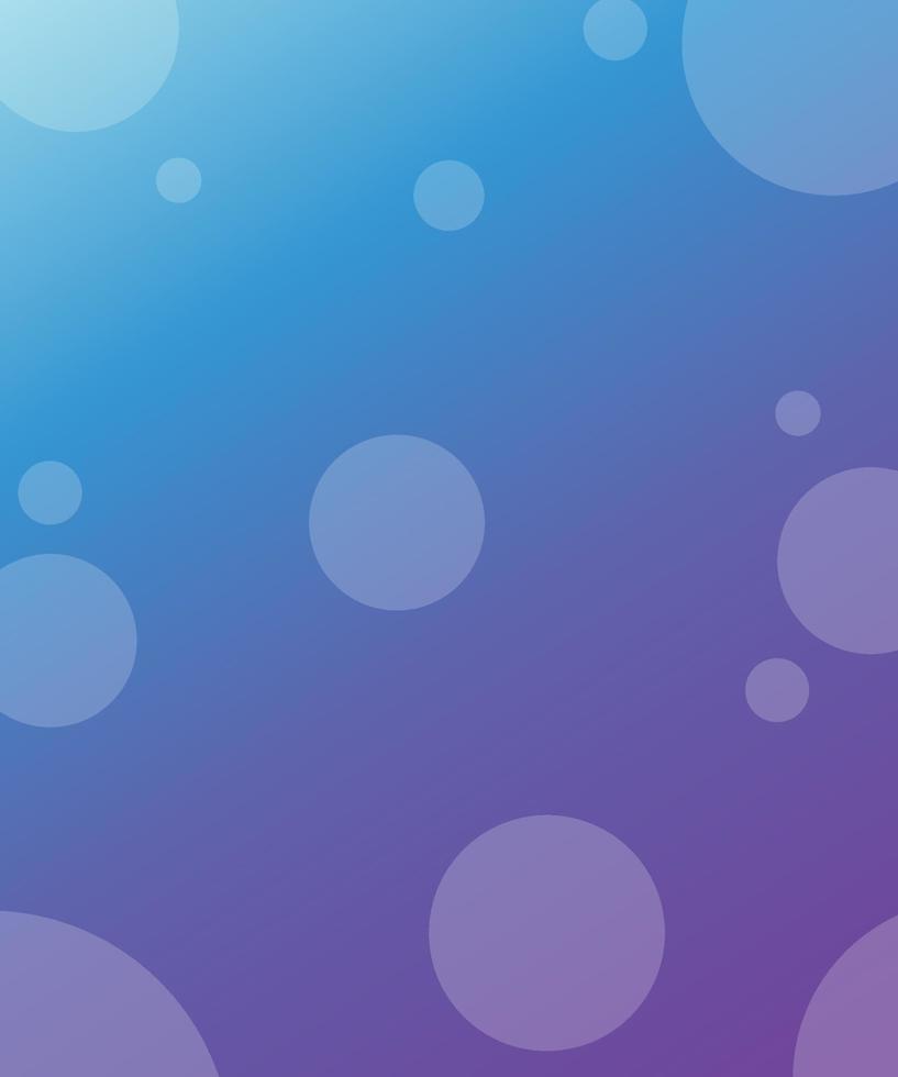 Aquatic bubble background vector