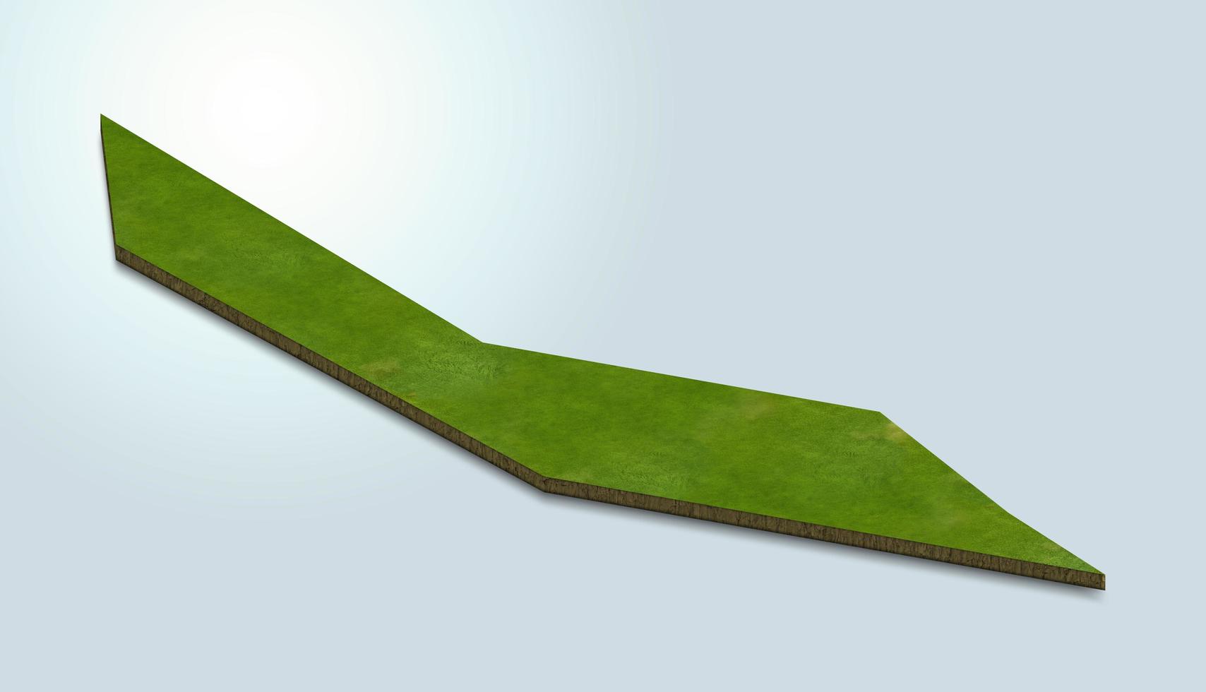 3D map illustration of Curacao photo