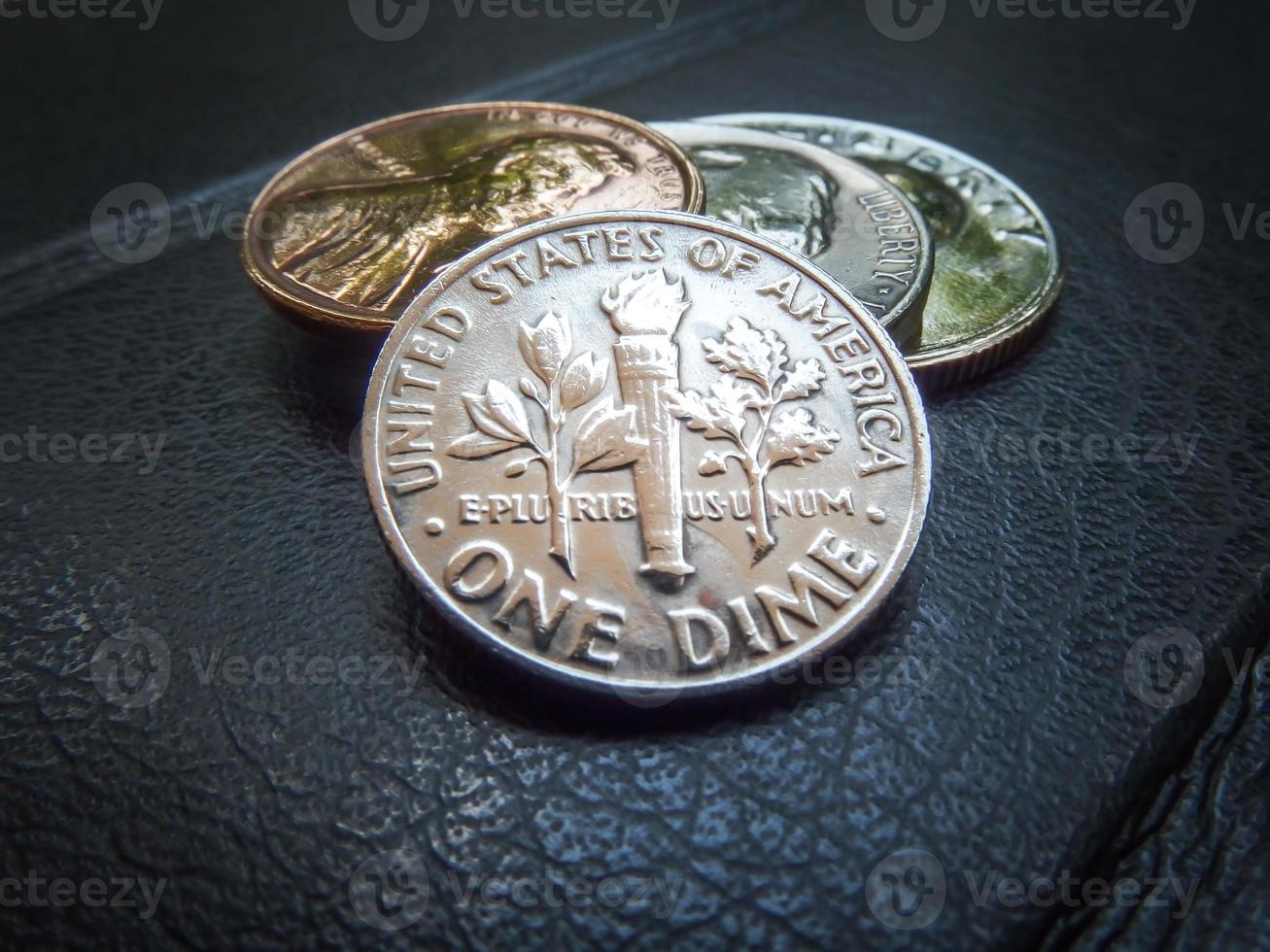 US COIN MONEY, CURRENCY, CONCEPT, BUSINESS photo