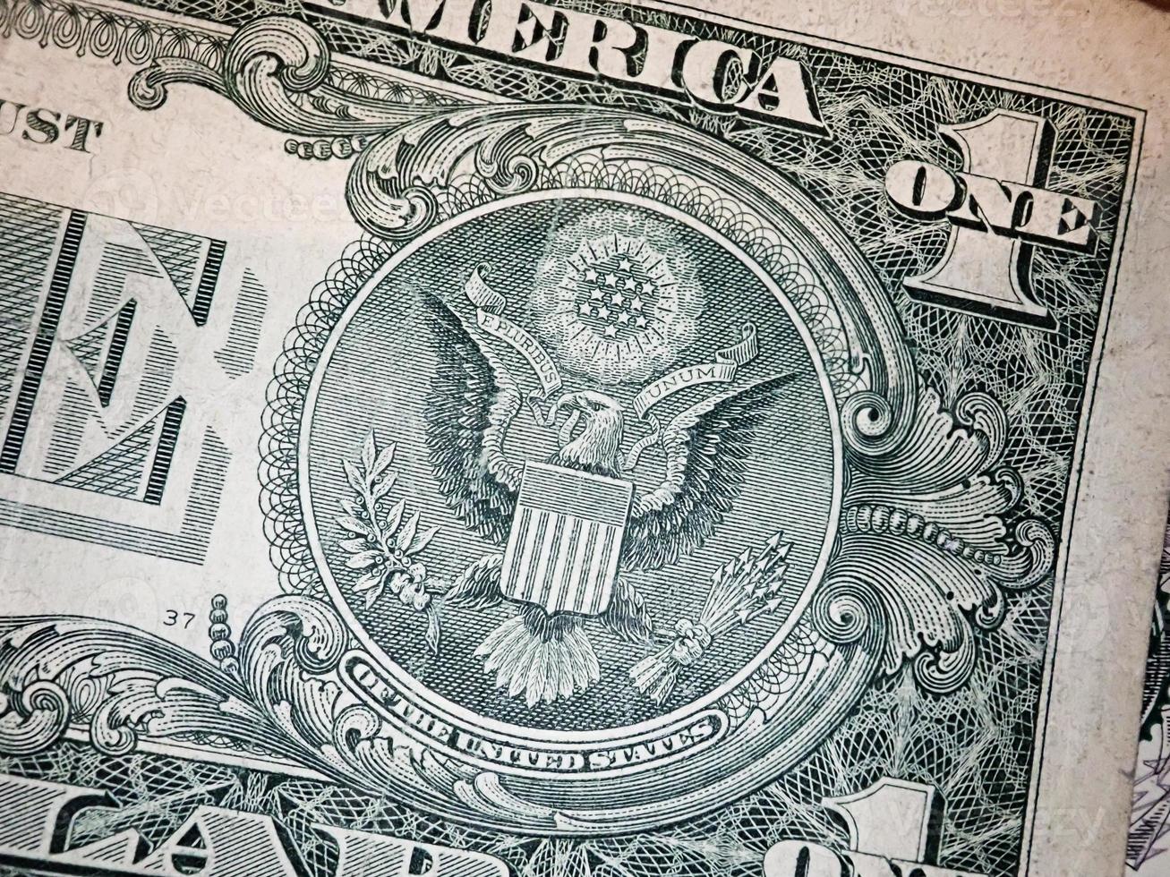 fondo de billetes de dólar estadounidense. dinero de estados unidos. foto