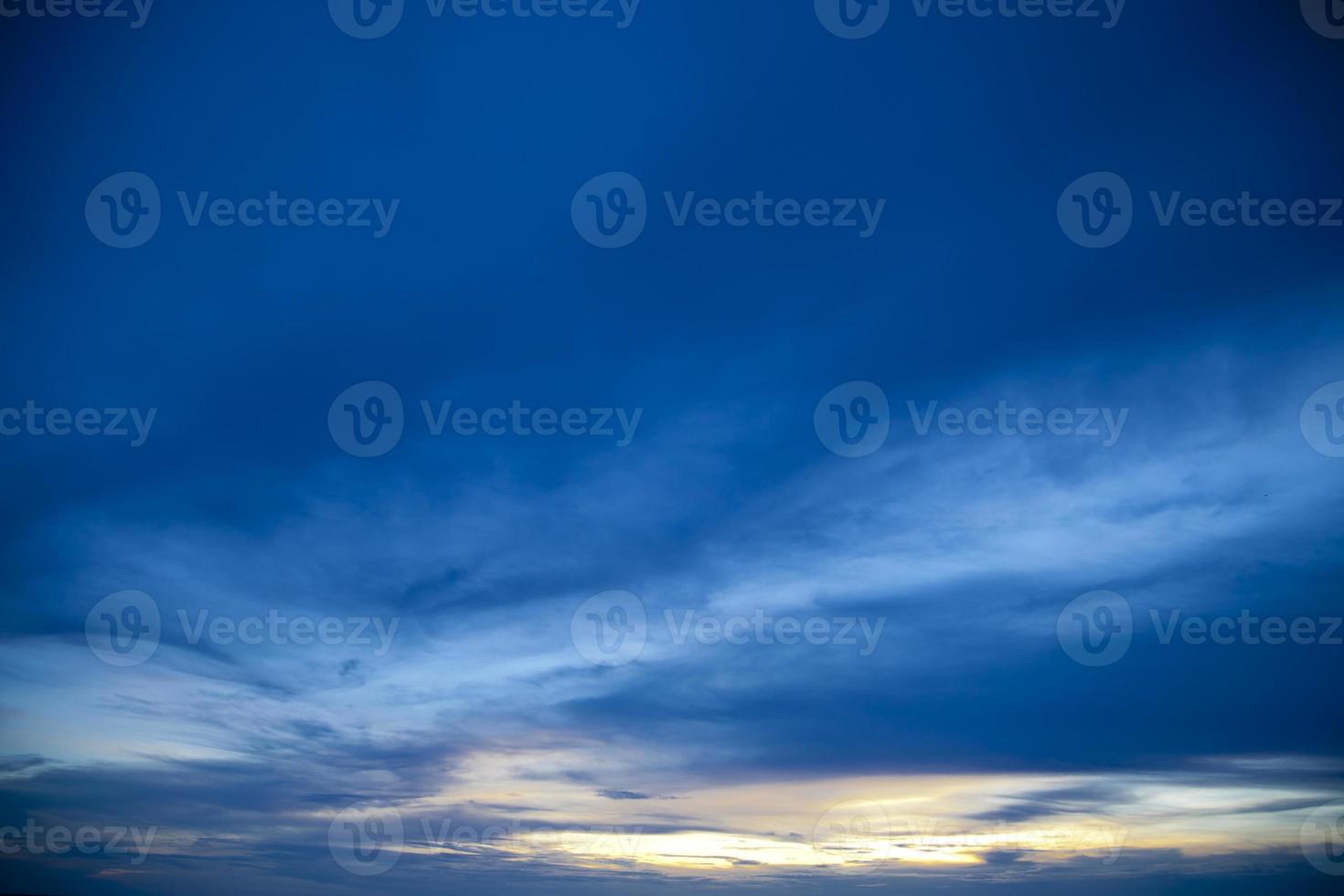 Colorful sunset over sea photo