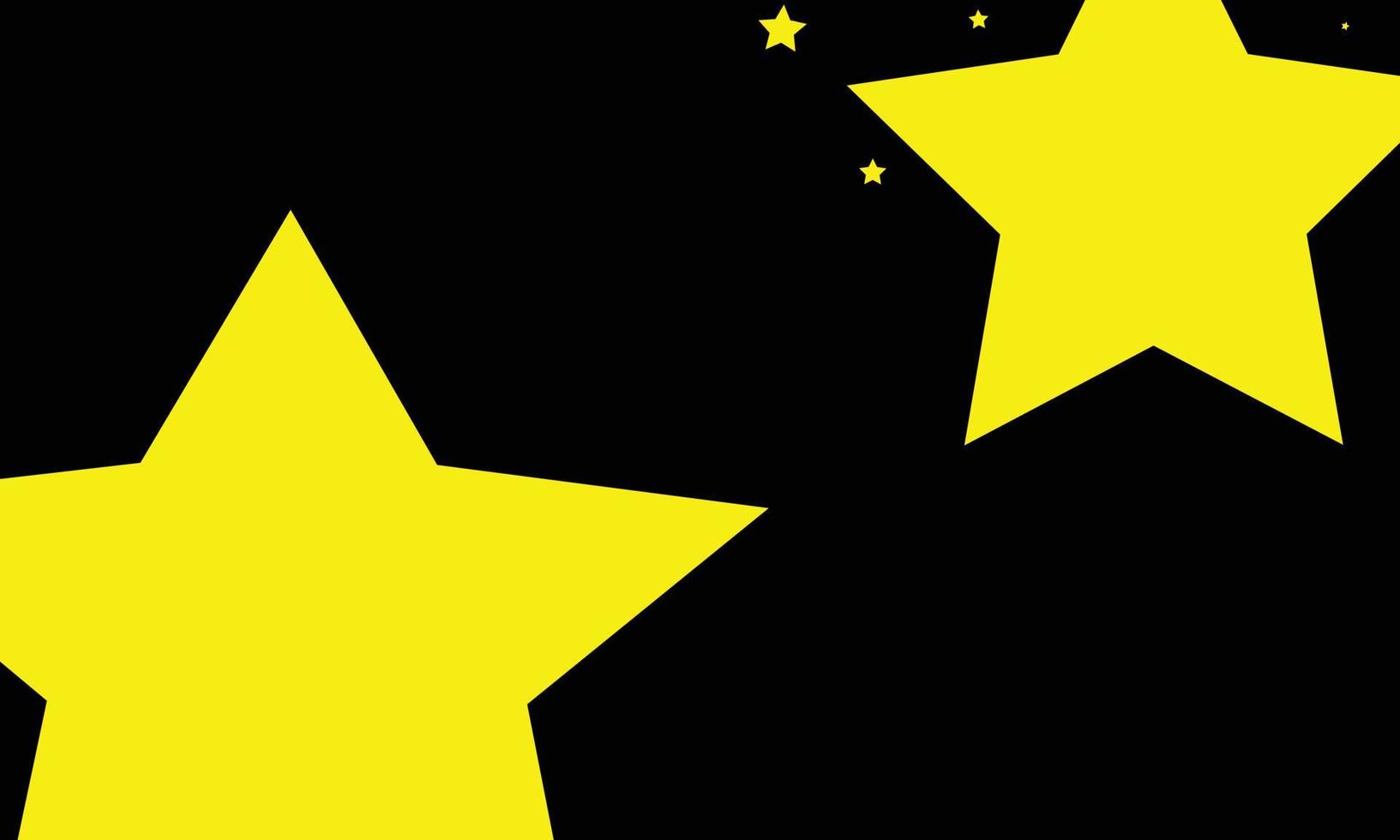 Star black background. vector