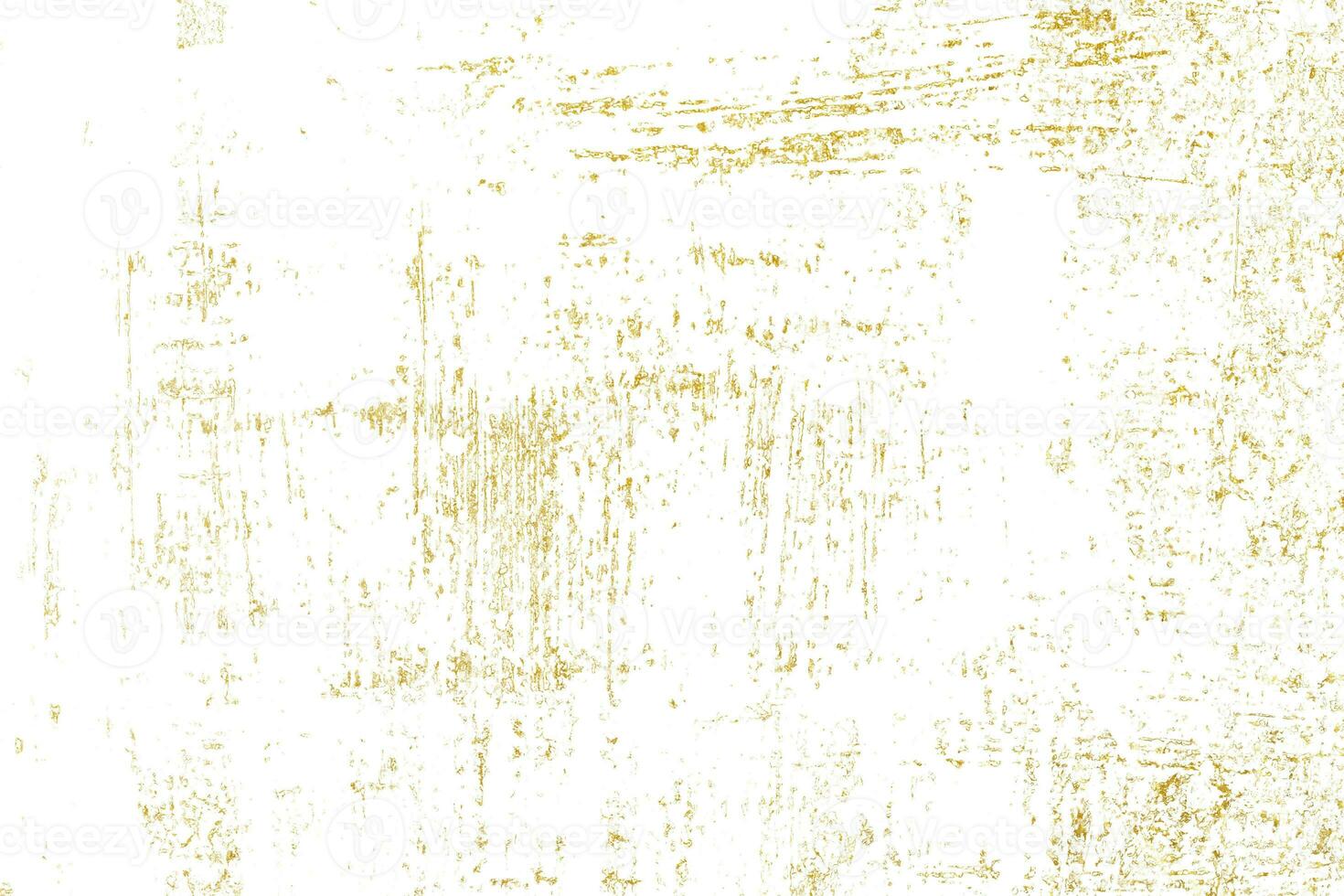 Grunge golden texture on white background. Sketch surface to create distressed effect. Overlay grain graphic design. photo