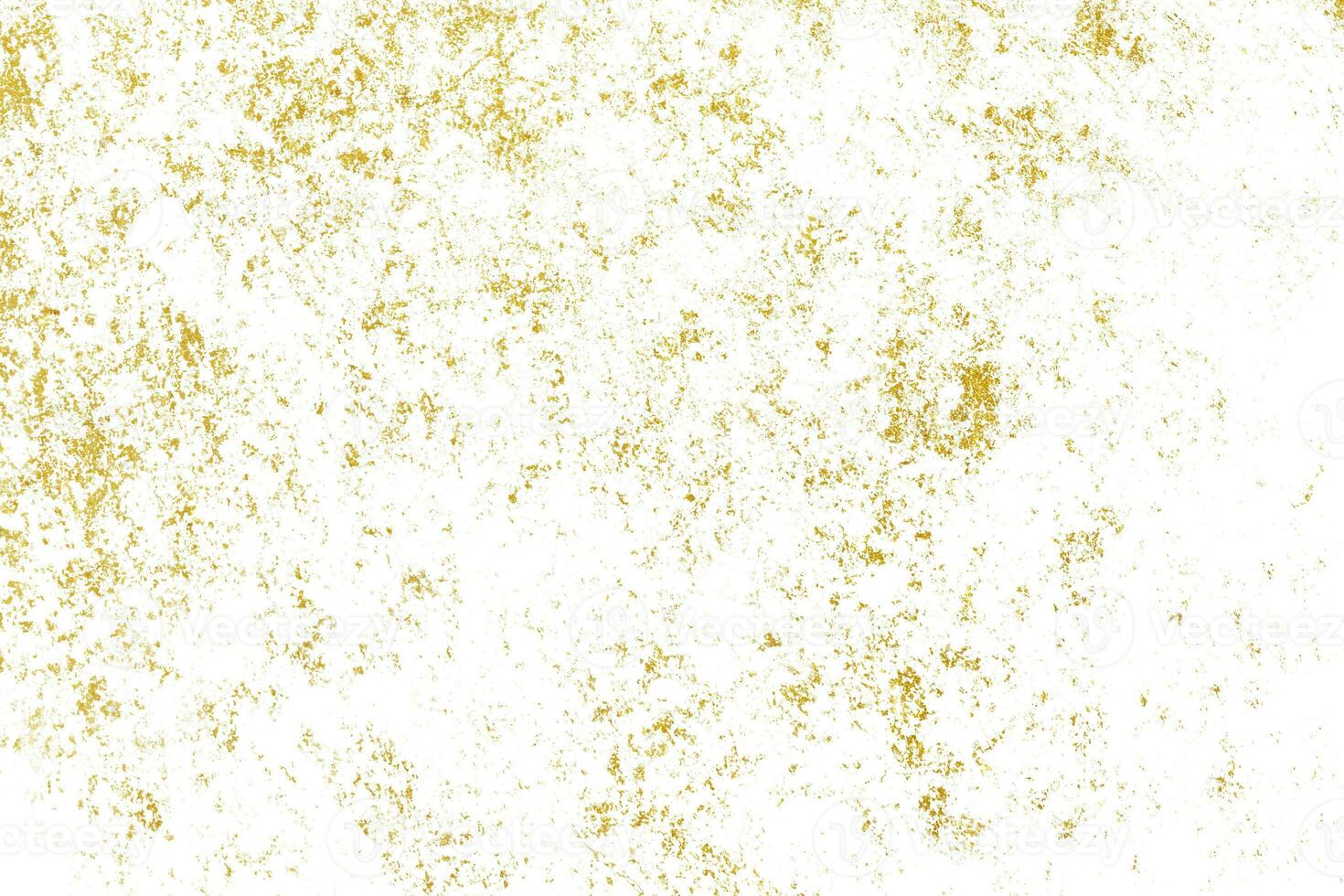 Gold splashes Texture. Brush stroke design element. Grunge golden background pattern of cracks, scuffs, chips, stains, ink spots, lines photo