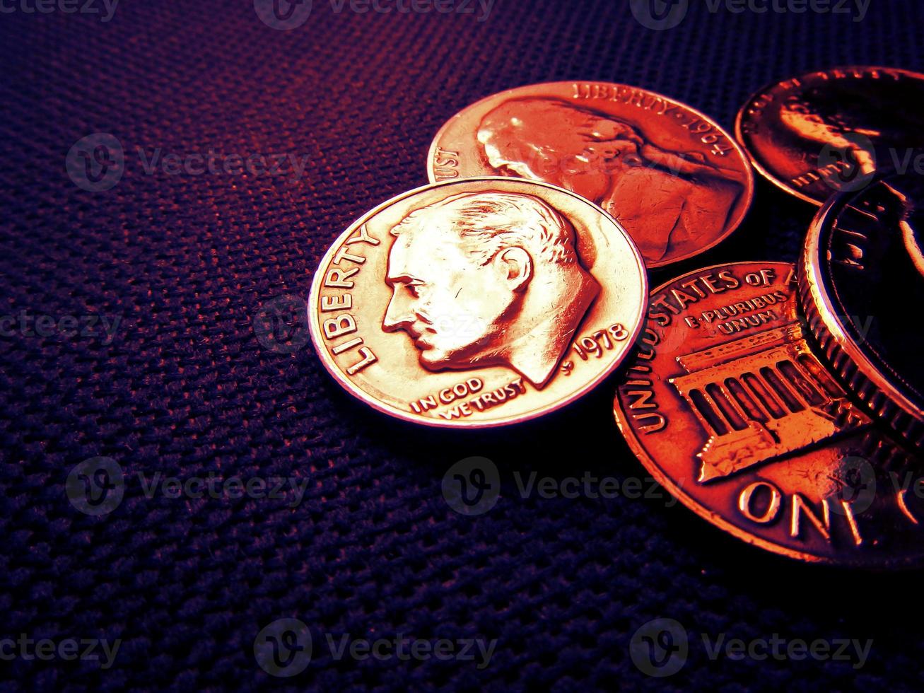 colección de monedas de EE. UU. foto